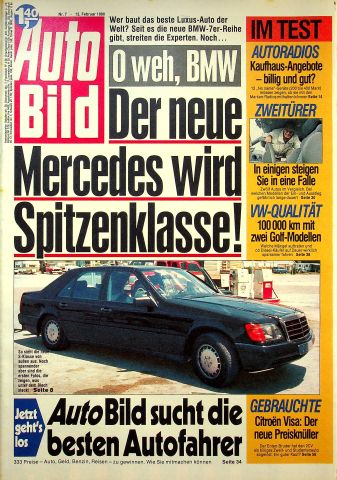 Deckblatt Auto Bild (07/1990)